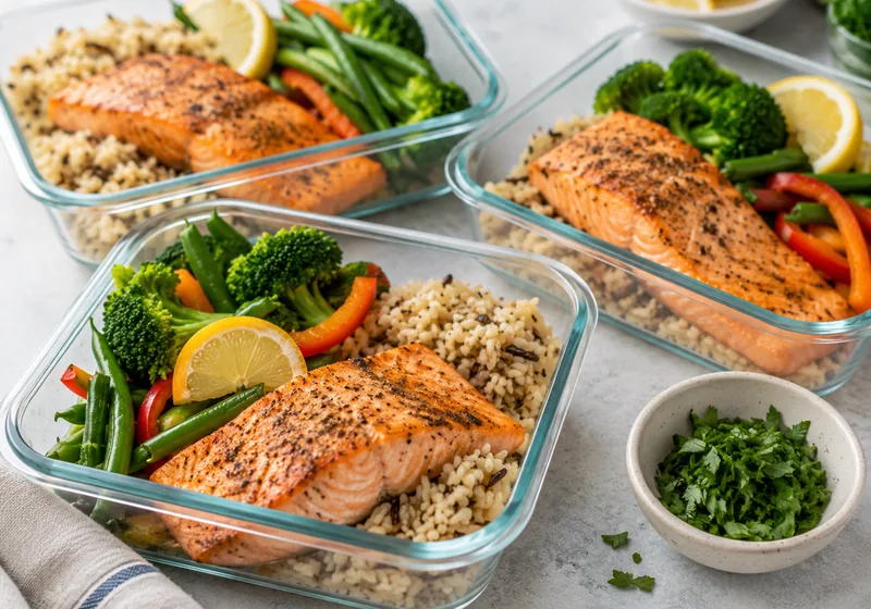 Healthy Salmon Meal Prep