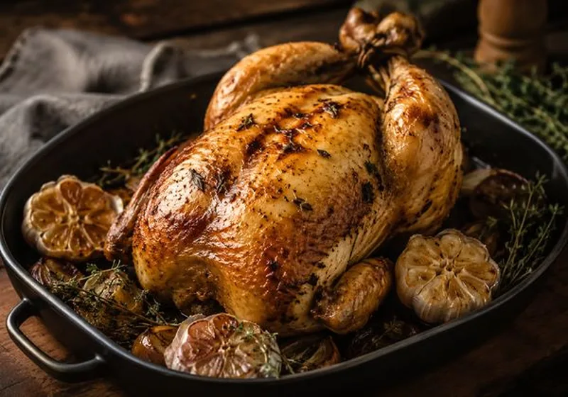 Roast chicken